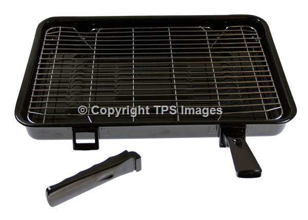 UNIVERSAL XLARGE GRILL PAN ASSEMBLY BOXED 420mm X 300mm